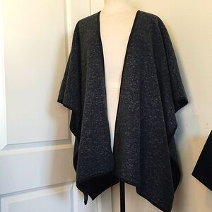 Ike Bahar grey and black  shawl